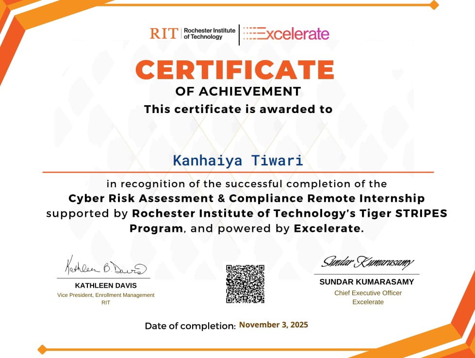 Internship Certificate 3